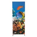 X-Banner Stand w/ Vinyl Graphic